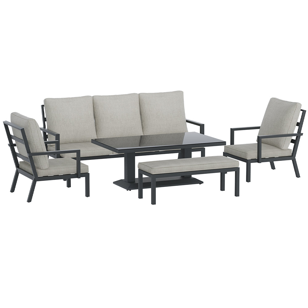 Gardeon Contemporary 5-Piece Outdoor Lounge Set
