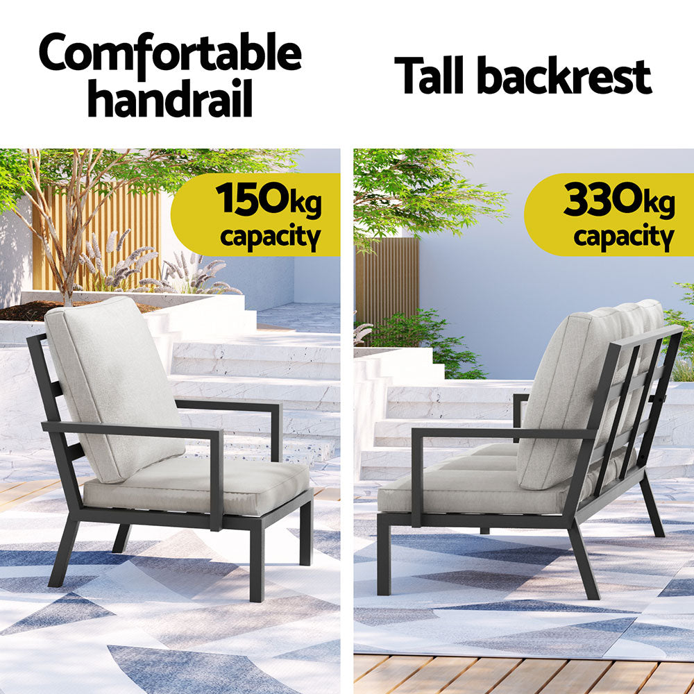 Gardeon Contemporary 5-Piece Outdoor Lounge Set