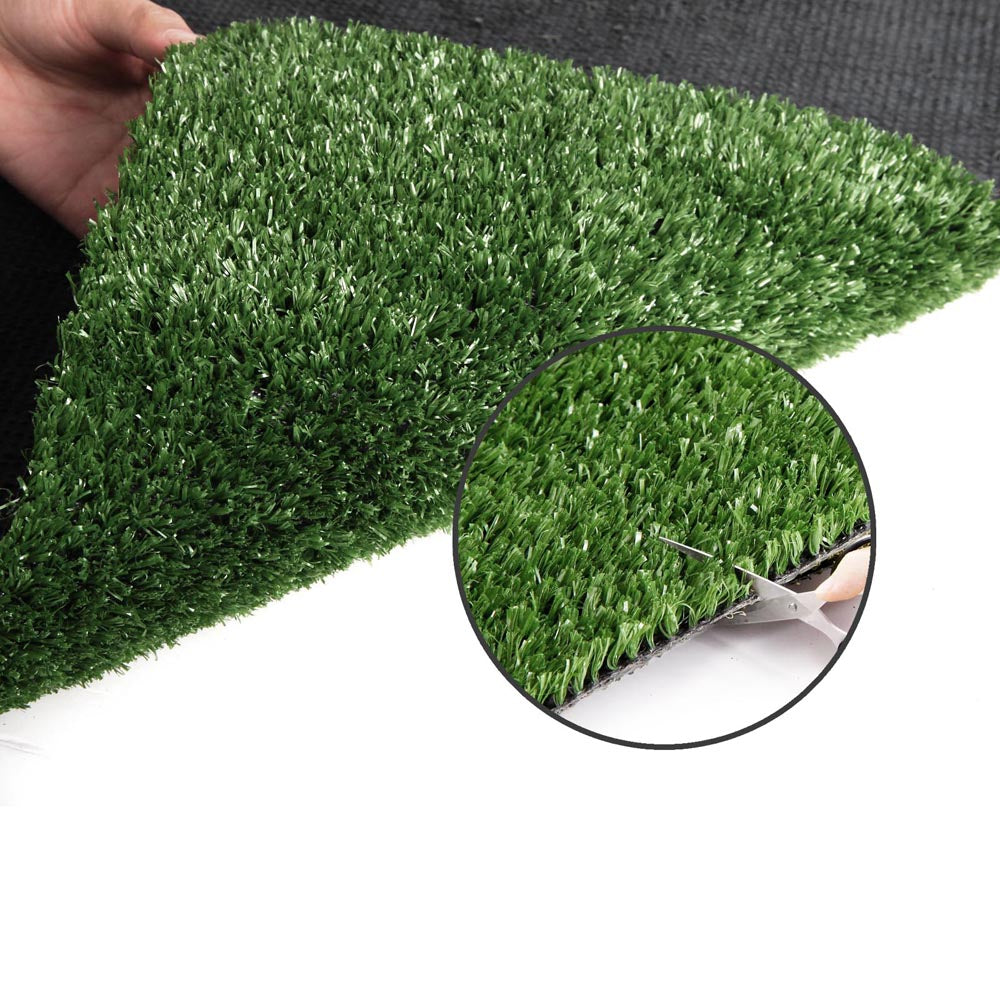 Prime Turf Artificial Grass 2mx10m 17mm Synthetic Fake Lawn Turf Plant Plastic Olive