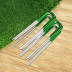 Prime Turf Artificial Grass 200pcs Synthetic Pins Fake Lawn Turf Weed Mat Pegs Joining Tape