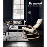 Bentwood Aero Rocking Armchair - Contemporary Comfort in Beige