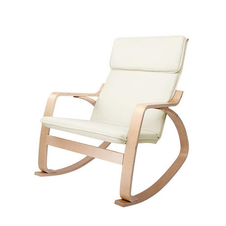 Bentwood Aero Rocking Armchair - Contemporary Comfort in Beige