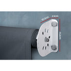 Instahut 2.4X2.5M Outdoor Blinds Awning Roll Down Canopy Retractable Outdoor Blinds Window Shade Grey