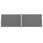 Instahut Side Awning Sun Shade Outdoor Retractable Privacy Screen 2X6M Grey