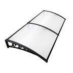 Instahut Window Awning Door Canopy 1mx2m Transparent