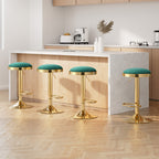 Artiss Green Velvet Padded Bar Stools