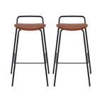 Artiss Set of 2 Metal Bar Stools