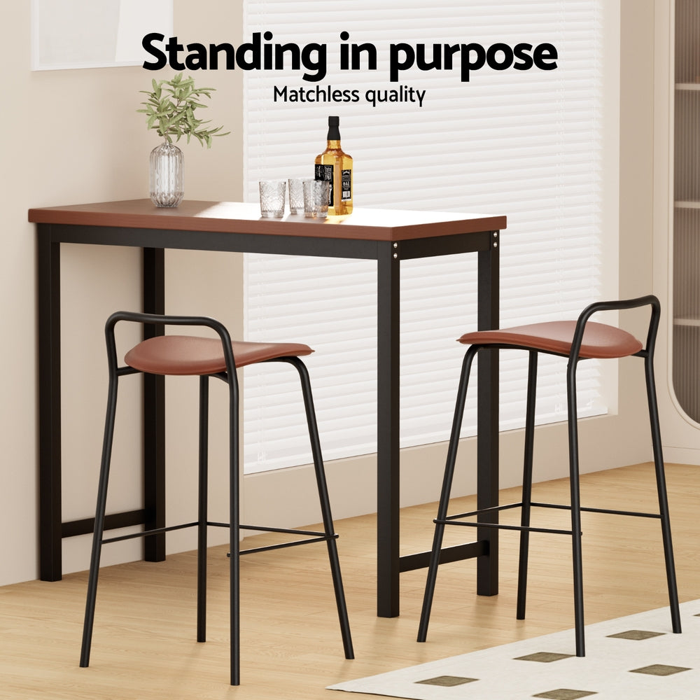 Artiss Set of 2 Metal Bar Stools
