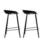 Artiss Modern Metal Bar Stools - 2 Pack