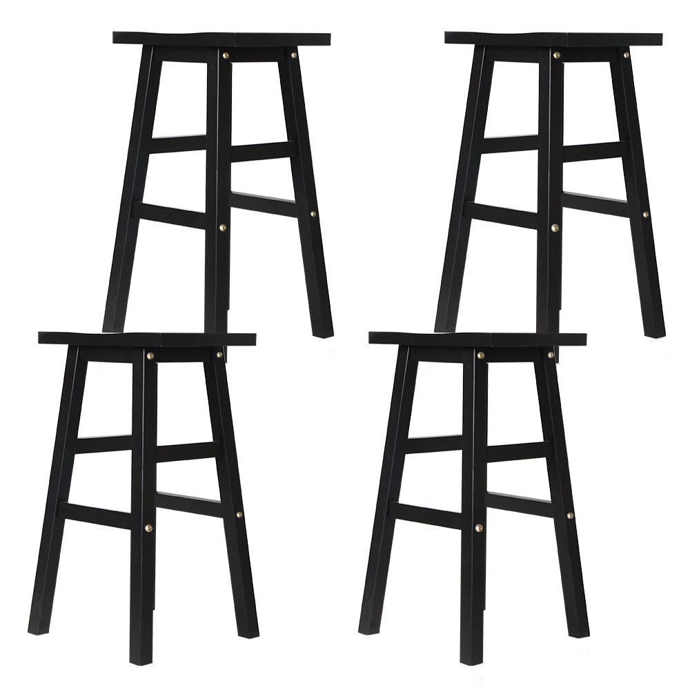 Artiss Bar Stools - Set of 4 Wooden Chairs