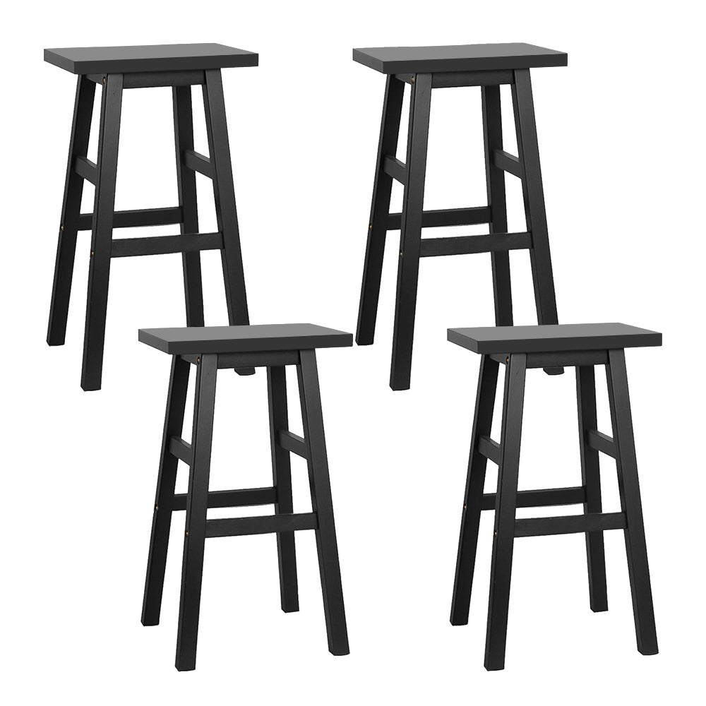 Artiss Bar Stools - Set of 4 Wooden Chairs