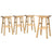 Artiss Contemporary Beech Wood Bar Stools