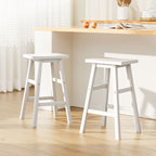 Artiss Baden Bar Stools - White (Set of 2)