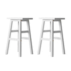 Artiss Baden Bar Stools - White (Set of 2)