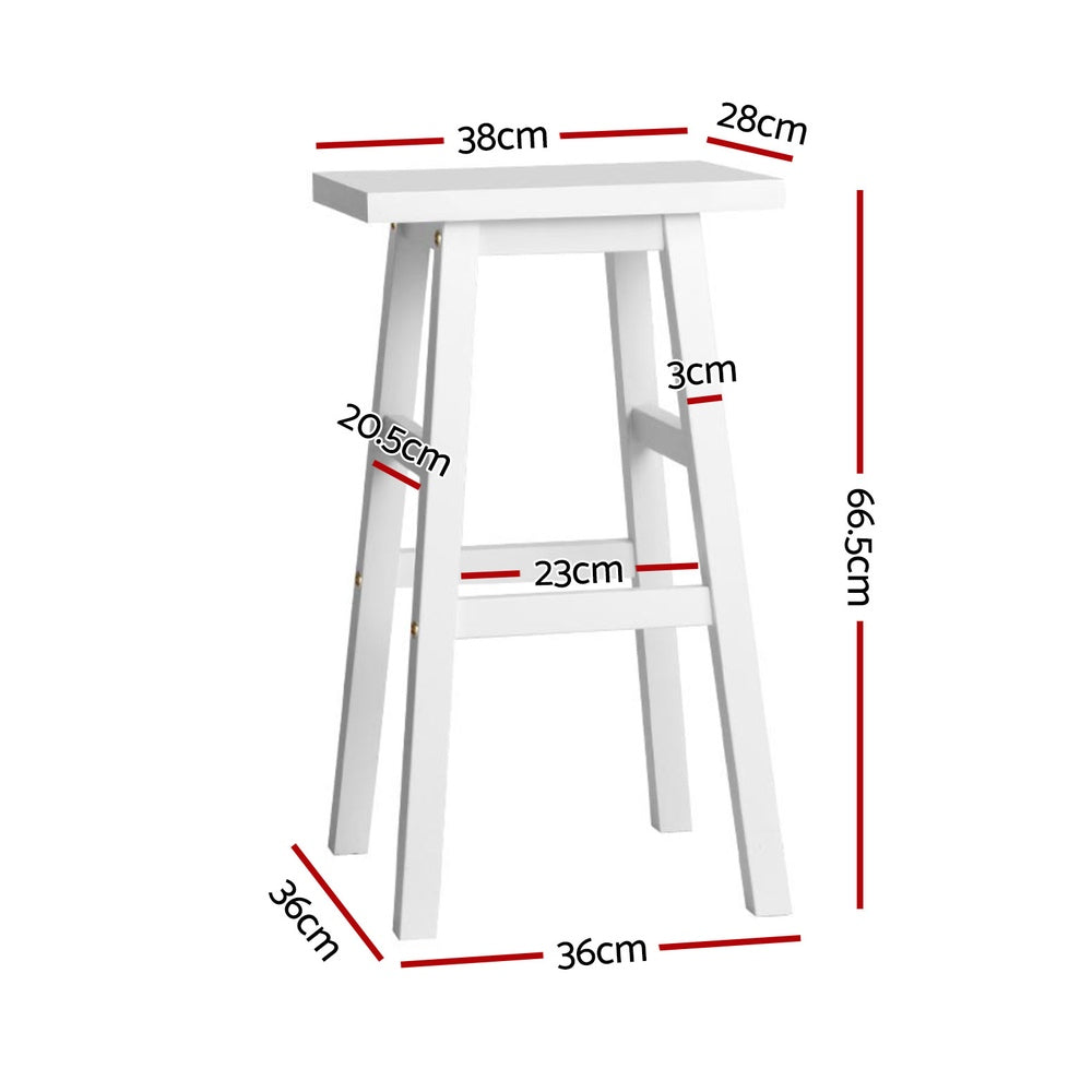 Artiss Contemporary Beech Wood Bar Stools