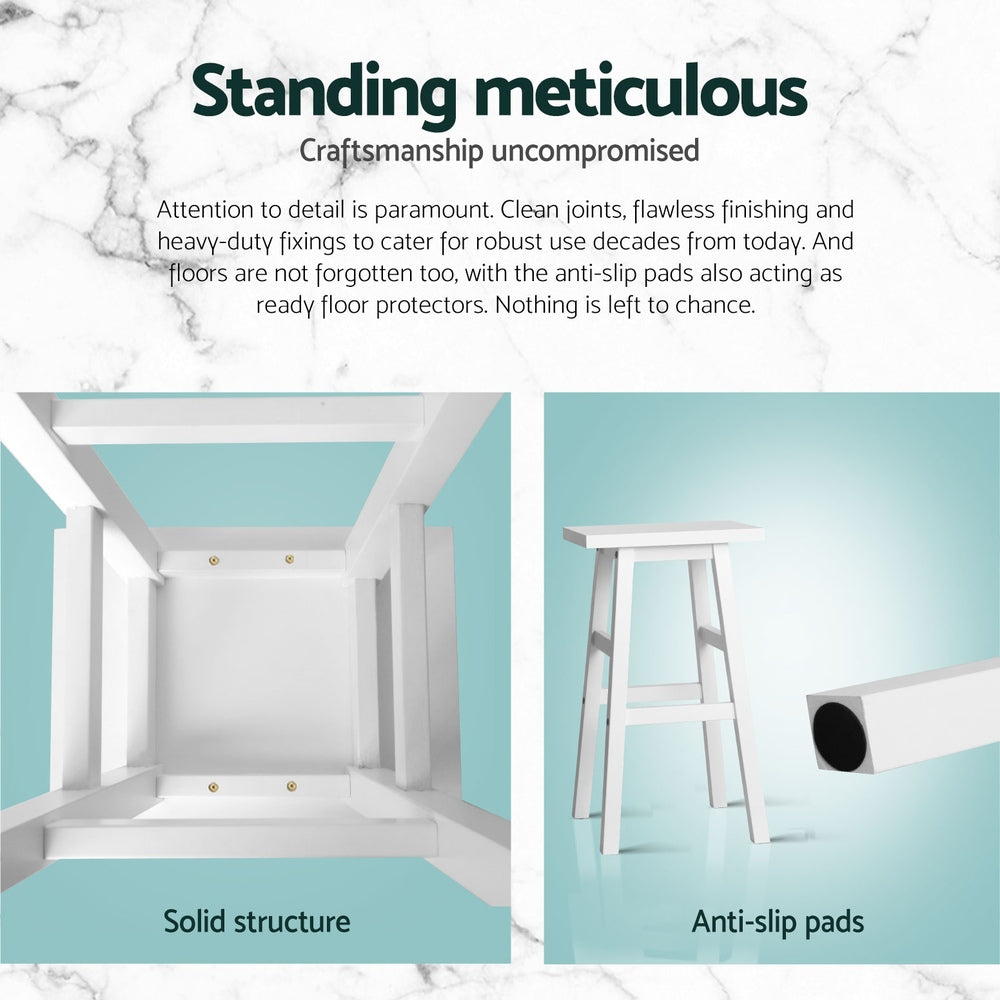 Artiss Contemporary Beech Wood Bar Stools