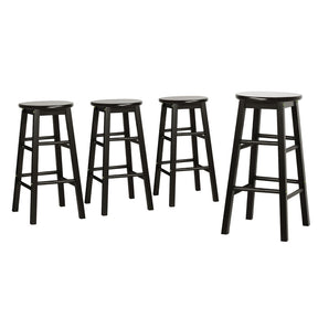 Artiss Set of 4 Wooden Bar Stools Durable seating for modern spaces.