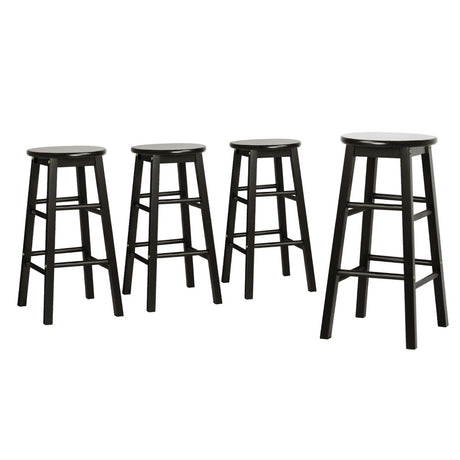 Artiss Set of 4 Wooden Bar Stools Durable seating for modern spaces.