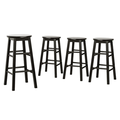 Artiss Set of 4 Wooden Bar Stools Durable seating for modern spaces.