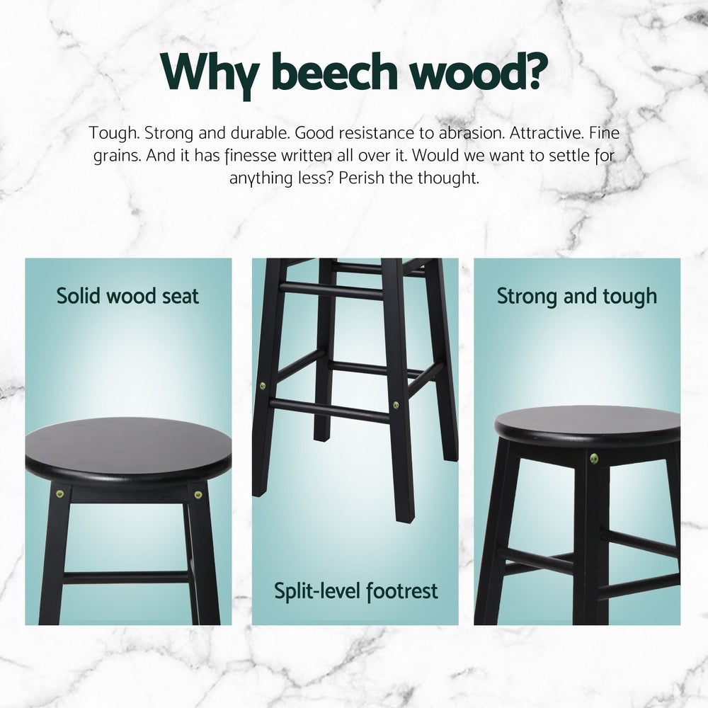 Artiss Set of 4 Wooden Bar Stools 

Durable seating for modern spaces.