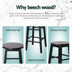 Artiss Set of 4 Wooden Bar Stools 

Durable seating for modern spaces.