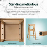 Artiss Set of 4 Wooden Bar Stools Durable seating for modern spaces.