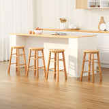 Artiss Set of 4 Wooden Bar Stools Durable seating for modern spaces.