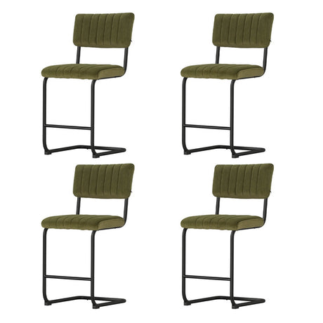 Artiss Modern Velvet Bar Stool Set