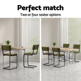 Artiss Modern Velvet Bar Stool Set