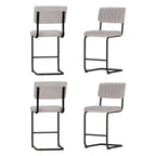 Artiss Modern Velvet Bar Stool Set