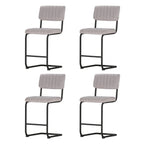Artiss Modern Velvet Bar Stool Set