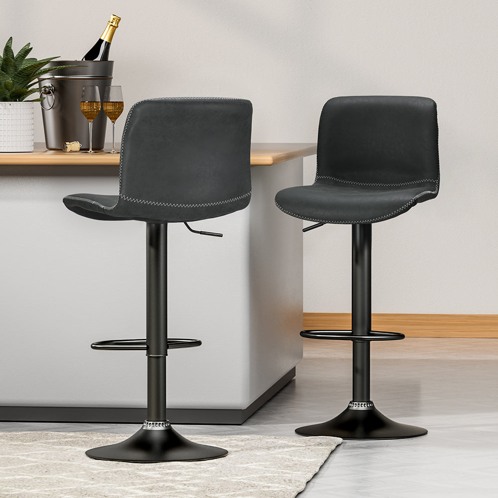 Artiss Adjustable Swivel Bar Stools Set