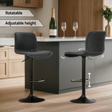 Artiss Adjustable Swivel Bar Stools Set