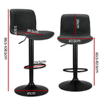 Artiss 4x Swivel Bar Stools Set