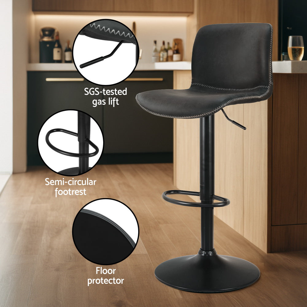 Artiss 4x Swivel Bar Stools Set