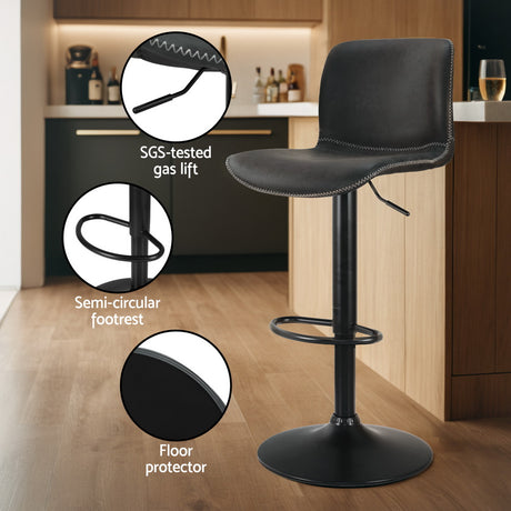 Artiss 4x Swivel Bar Stools Set