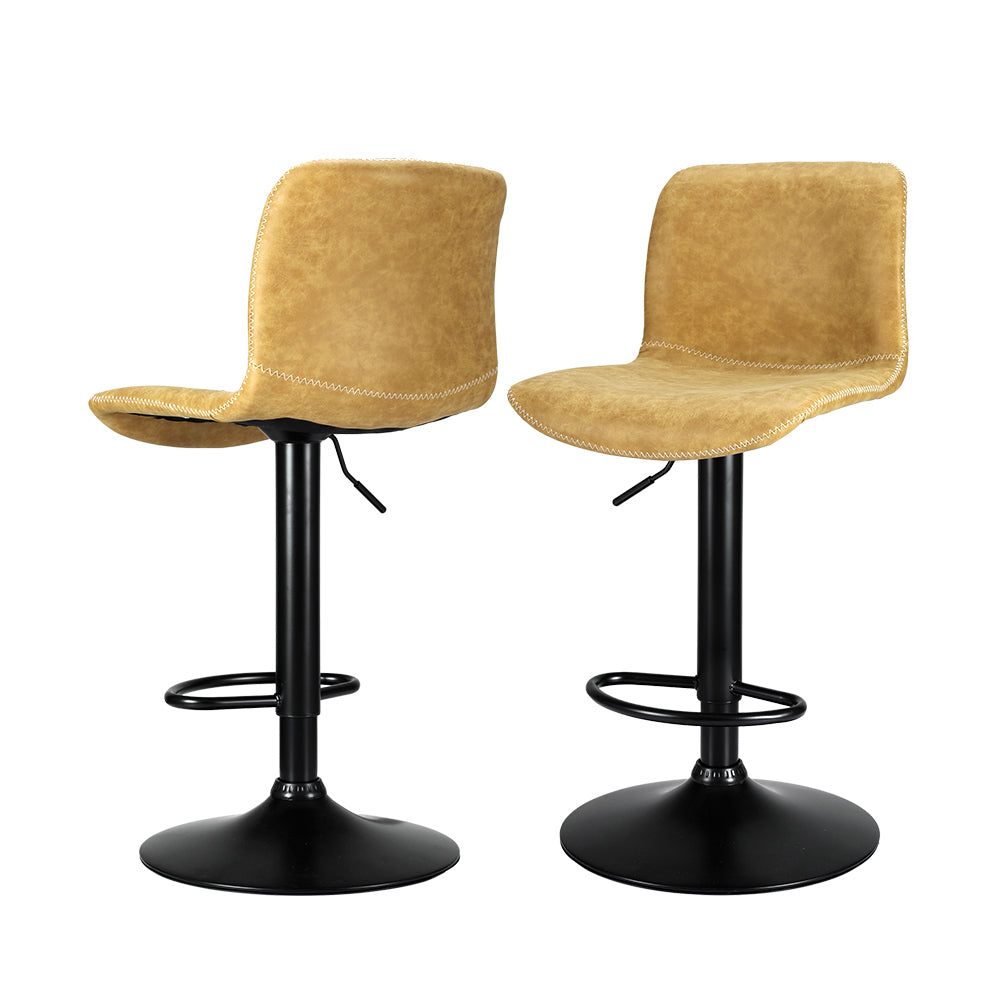 Artiss Adjustable Swivel Bar Stools Set