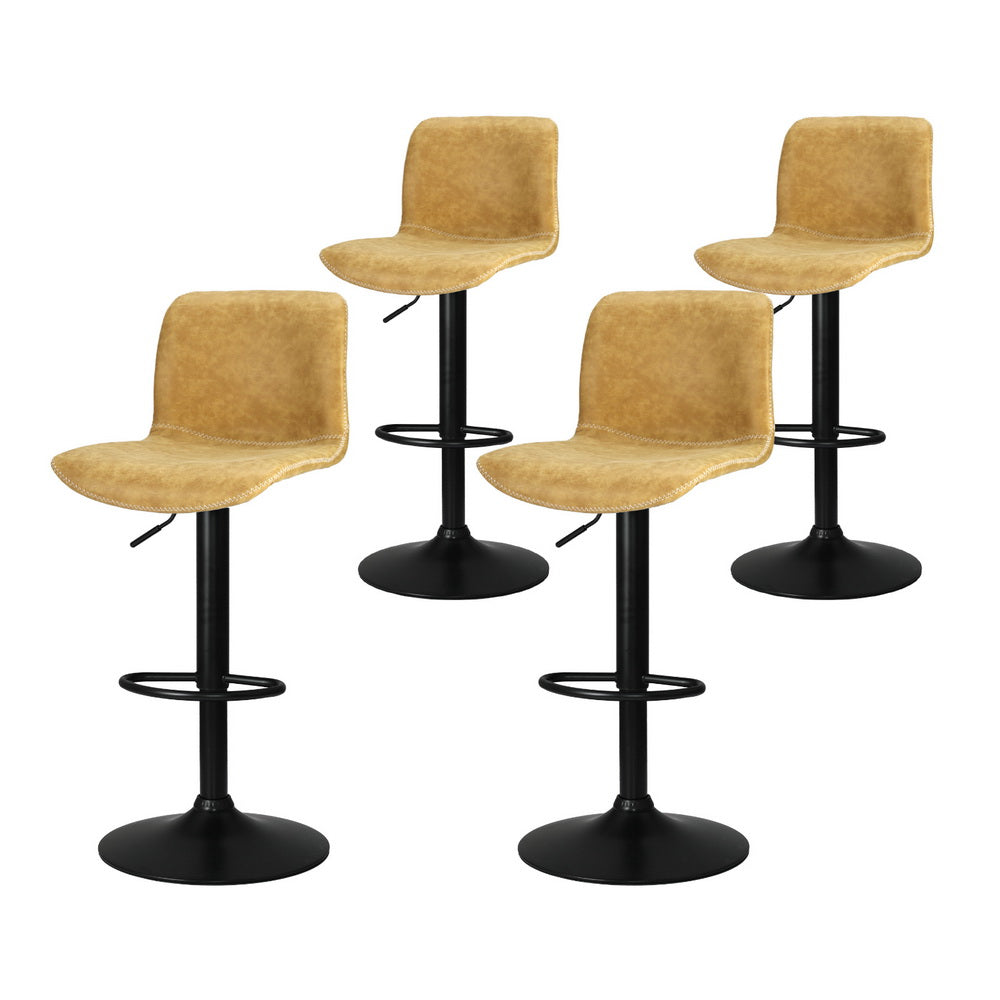 Artiss 4x Swivel Bar Stools Set