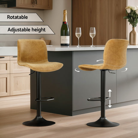 Artiss 4x Swivel Bar Stools Set