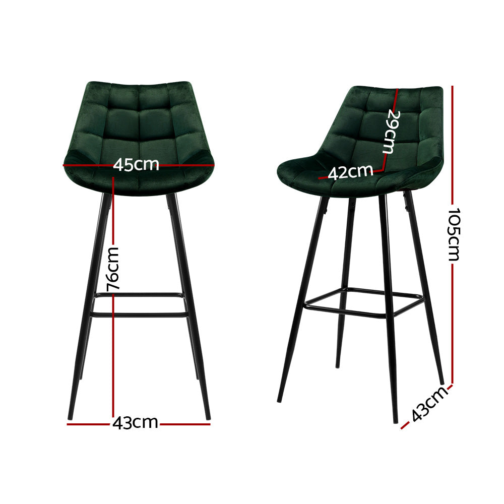 Contemporary Swivel Bar Stool Set