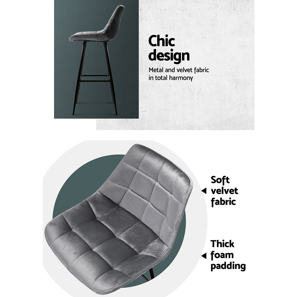 Contemporary Swivel Bar Stool Set