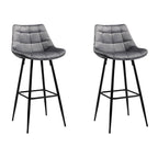 Contemporary Swivel Bar Stool Set