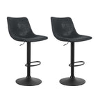 Artiss Vintage Leather Swivel Bar Stools