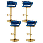 Vivien Gas Lift Velvet Bar Stools