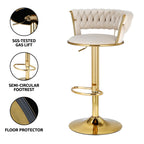 Artiss Vivien Velvet Bar Stools - Elegance Redefined