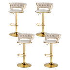 Vivien Gas Lift Velvet Bar Stools