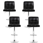Artiss Modern Black Leather Bar Stools