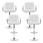 Artiss 4x Modern Leather Bar Stools with Armrest