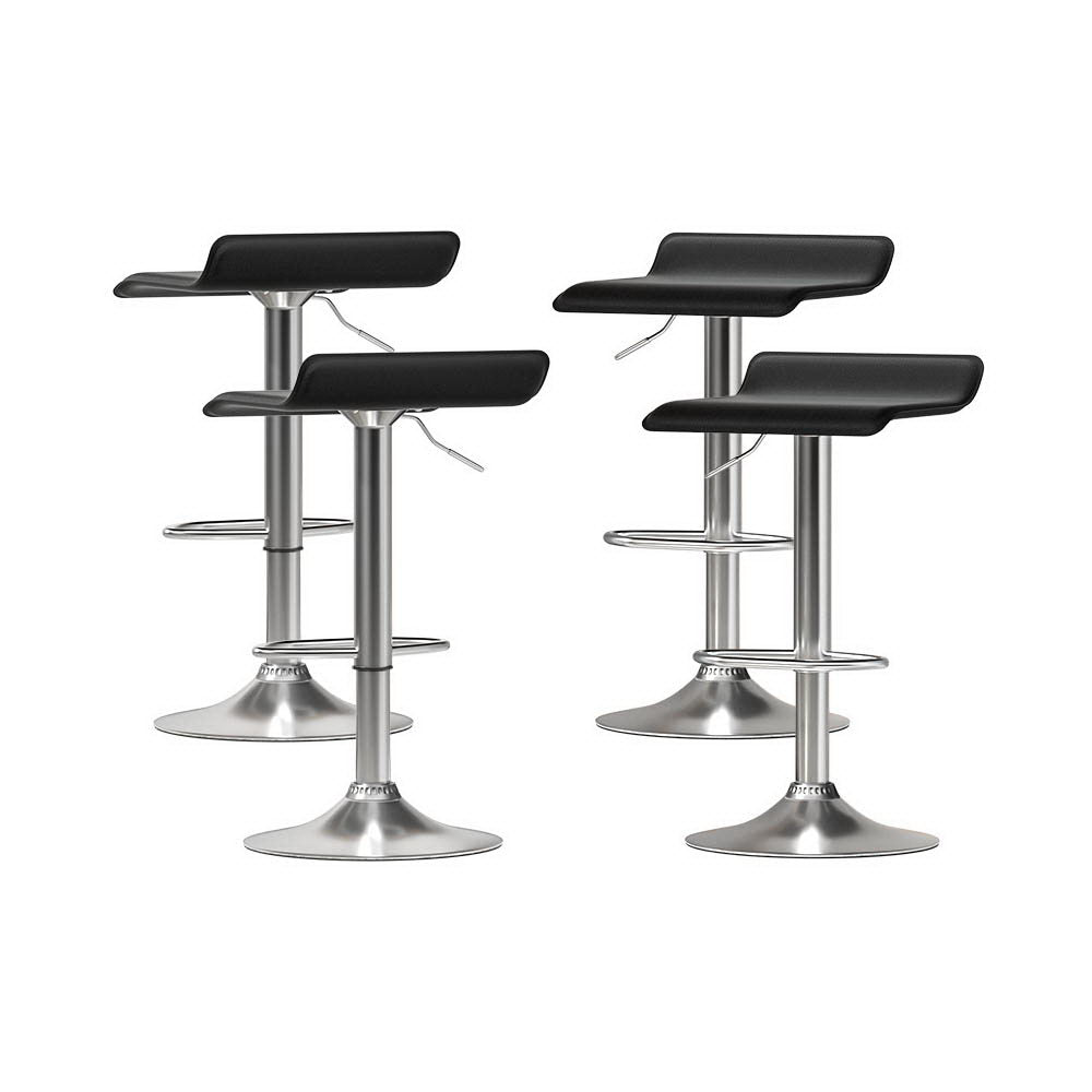 Artiss Wade Contemporary Bar Stools - Black