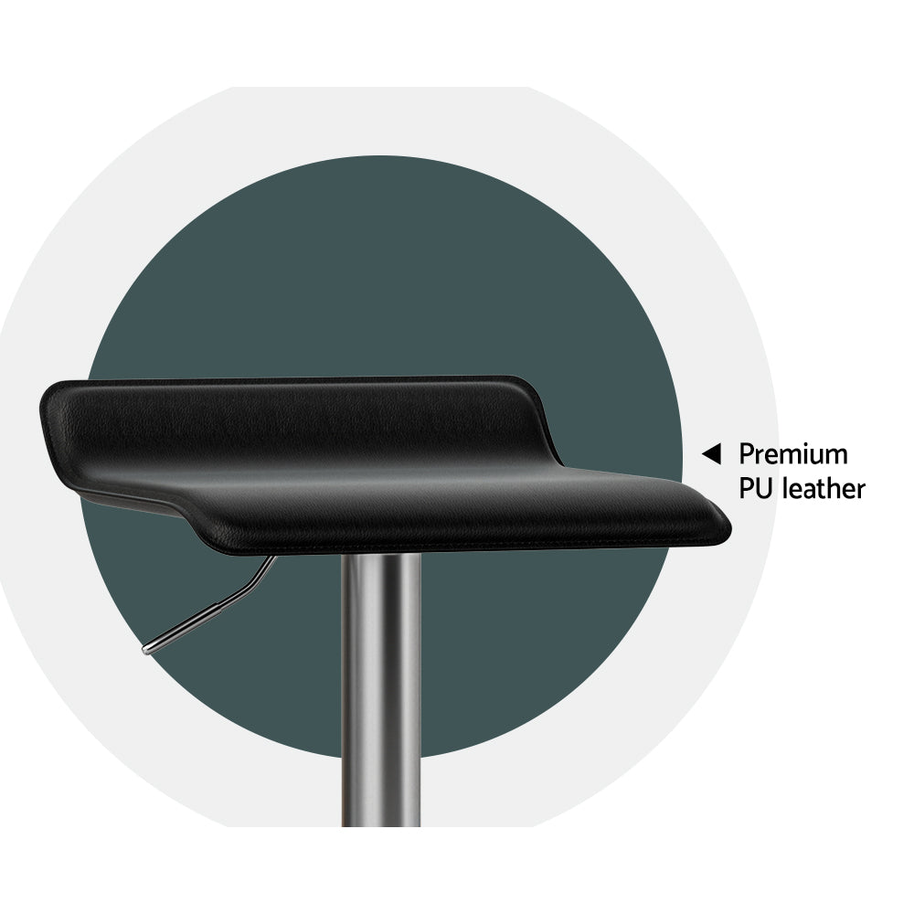 Artiss Wade Contemporary Bar Stools - Black